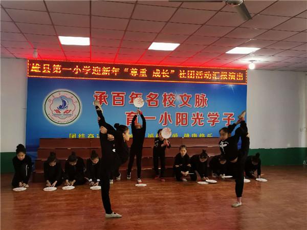 �ӱ����ص�һСѧ�ٰ�ӭ�������Ż�㱨չ��